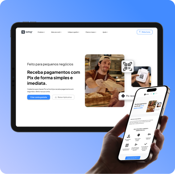 SumUp + Pix: Experiência de pagamentos Pix na plataforma SumUp
